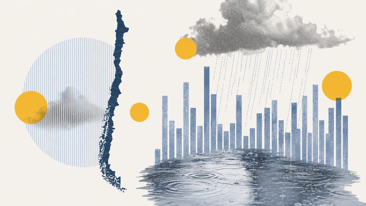 Menos lluvia, más concentrada: el registro de 35 años de precipitaciones en Chile